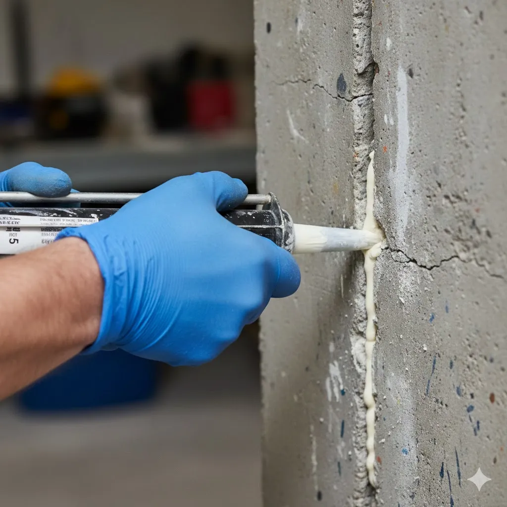 concrete pool deck crack repair