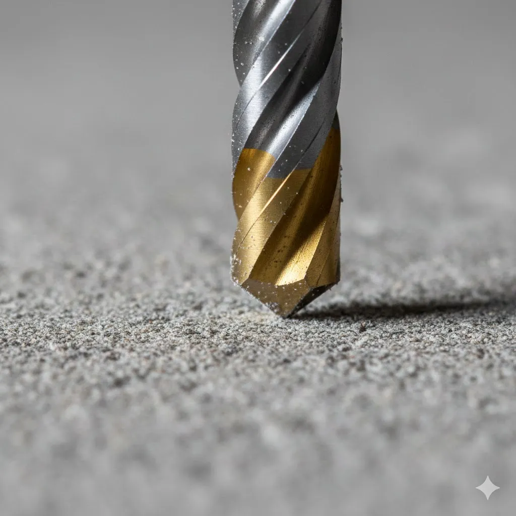 how to drill into concrete