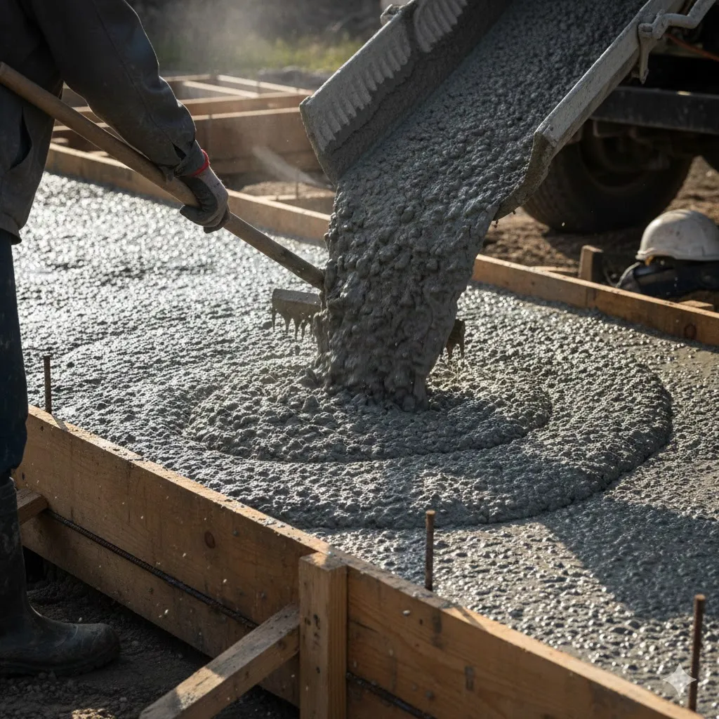 what is concrete made of