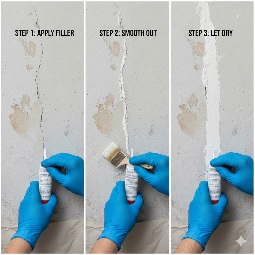 repair methods for small cracks