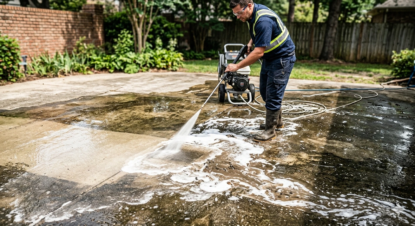 how concrete cleaning actually works